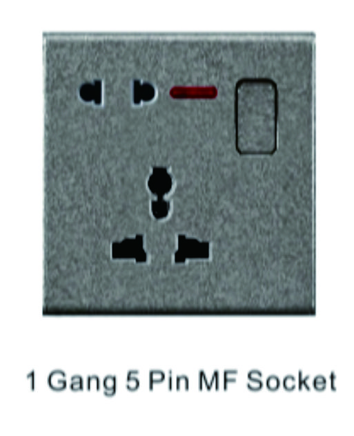 1 Gang 5 Pin MF Socket