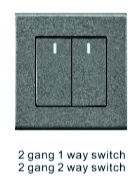 2 gang 1 way switch2 gang 2 way switch