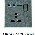 1 Gang 5 Pin MF Socket