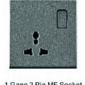 1 Gang 3 Pin MF Socket