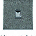 1 Gang computer Socket