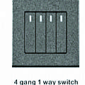 4 gang 1 way switch4 gang 2 way switch